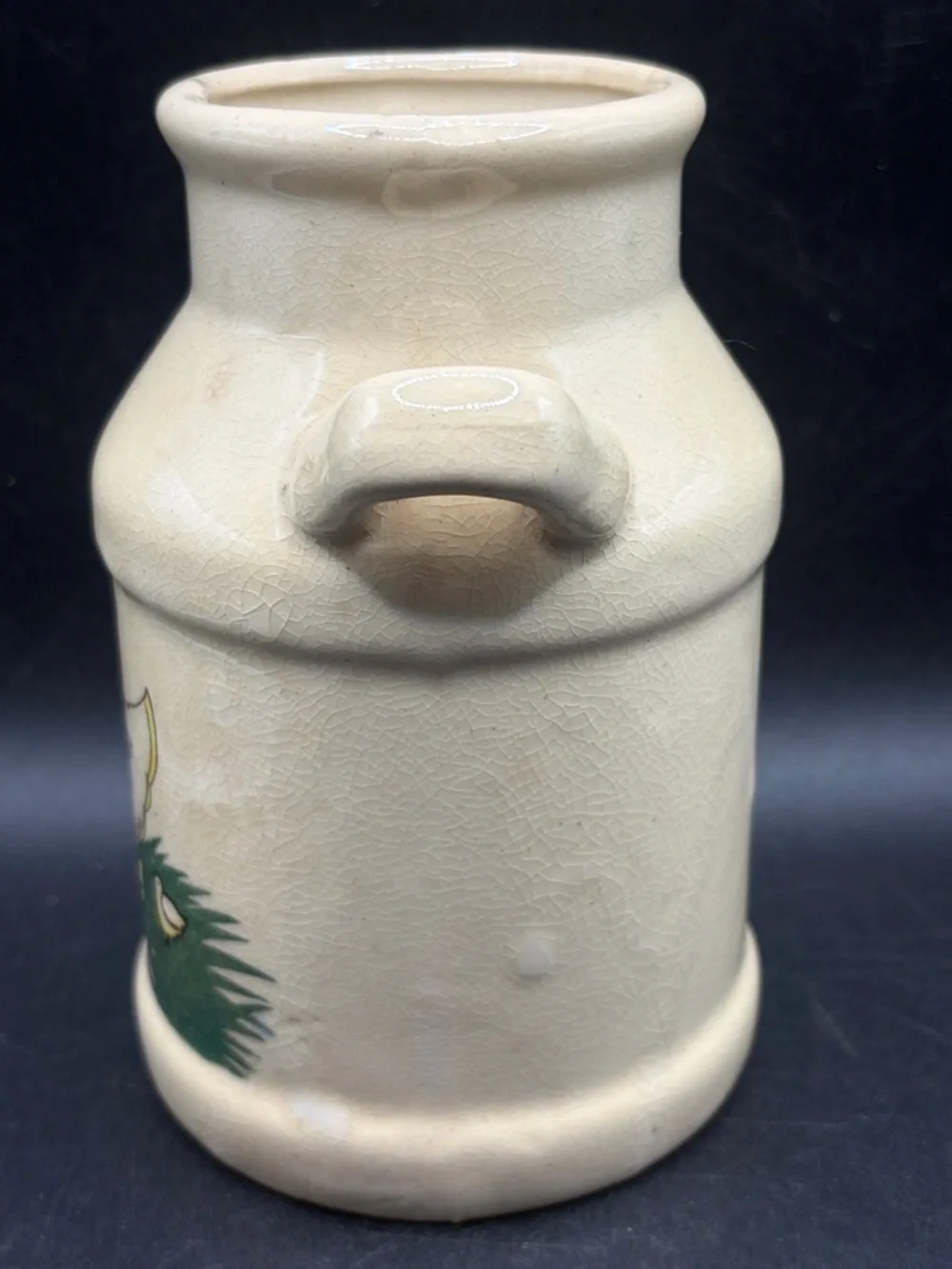 Vintage Hand Painted Mother Hen Chicken Cottagecore Farmhouse Ceramic Vase Decor - Picture 5 of 9